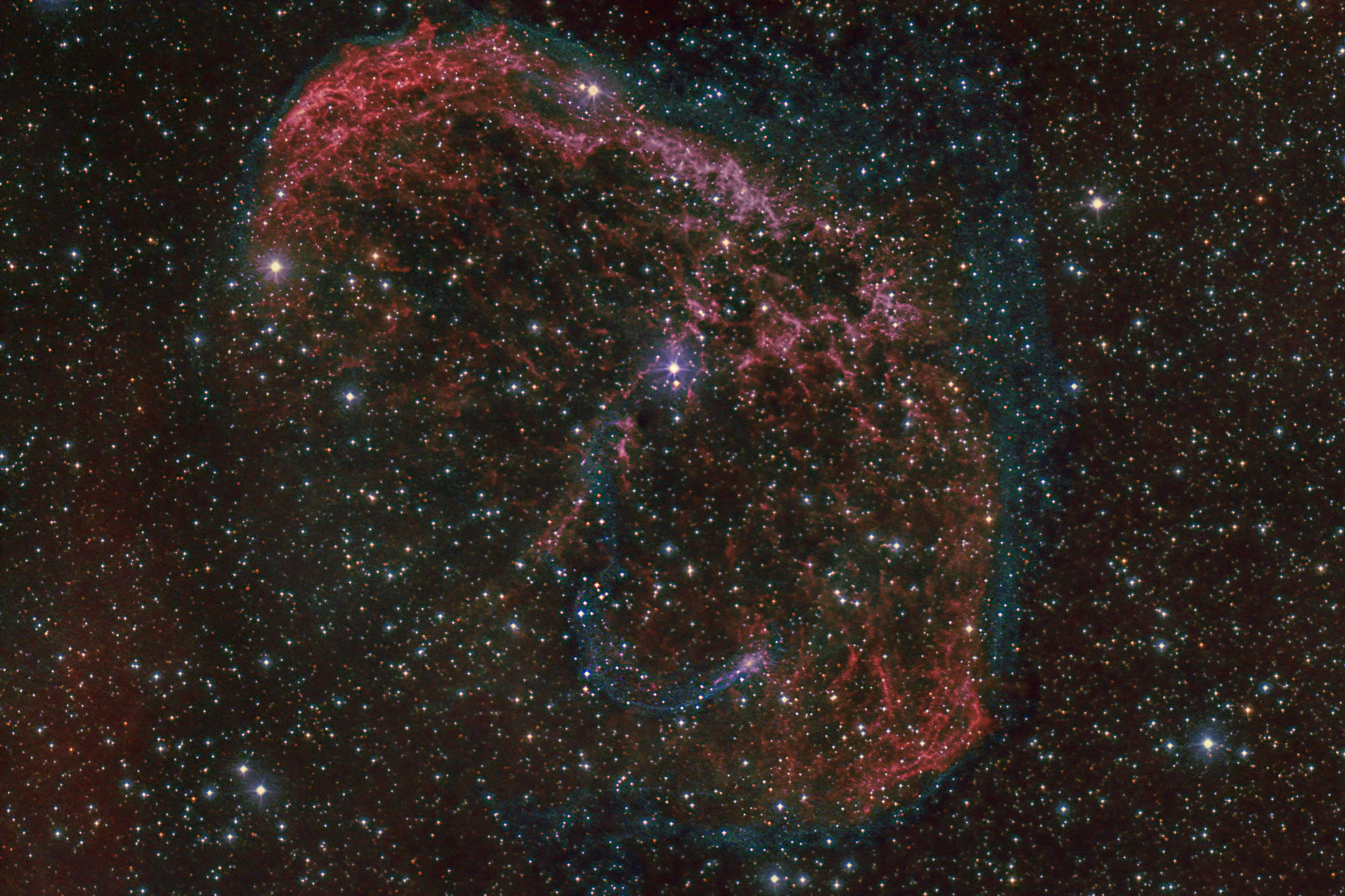 Tele-Optic - Astrofotografie NGC6888 by Lutz Friedrich