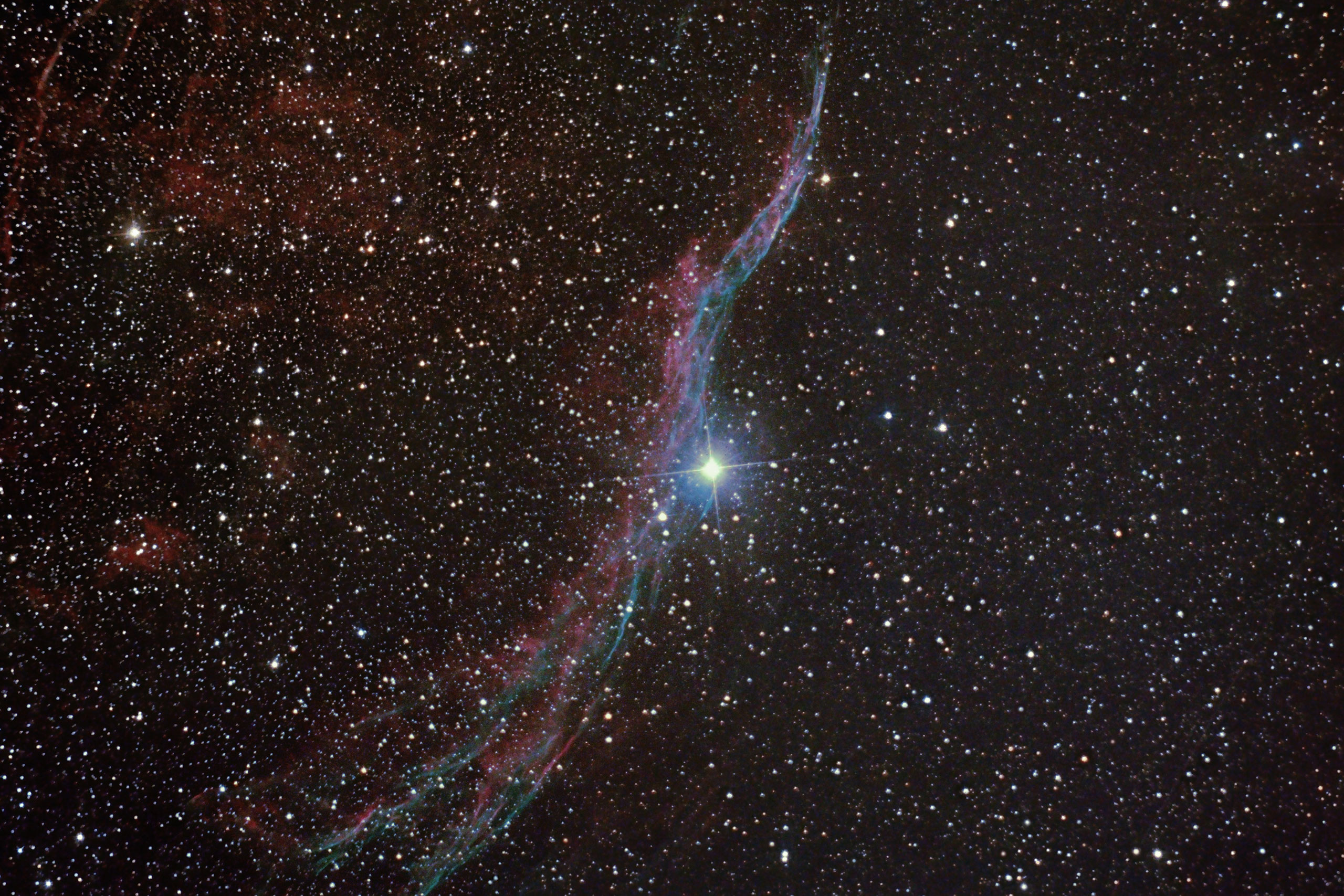 Tele-Optic - Astrofotografie NGC6960 CirrusnebelSw-Sw_7 by Lutz Friedrich